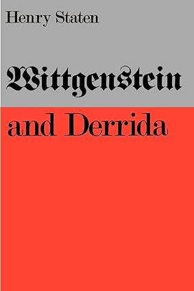 Wittgenstein and Derrida BY Staten- Pdf